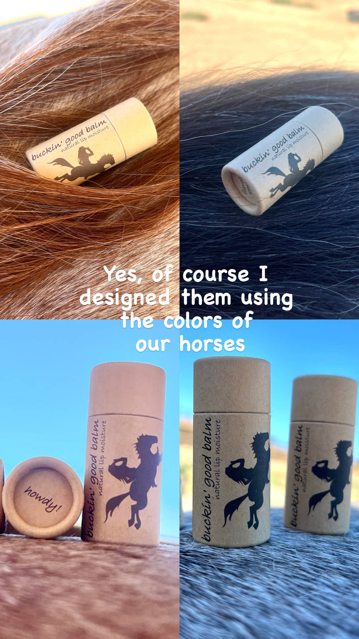 buckin’ good products - Lip Balm Vanilla (natural, plastic free)
