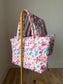 Western Print Everyday Carryall Tote Bag - Fabric Quilted 
