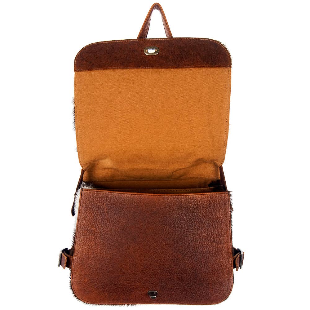 American Darling Small Cross body Bag - Hair-On Cowhide & Genuine Leather Western Purse ADBG508BRW