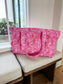 Western Print Everyday Carryall Tote Bag - Fabric Quilted 