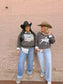 VINTAGE COWBOY STAMP COLLAGE