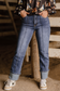 Kreek Cuffed Jeans- Dark Wash