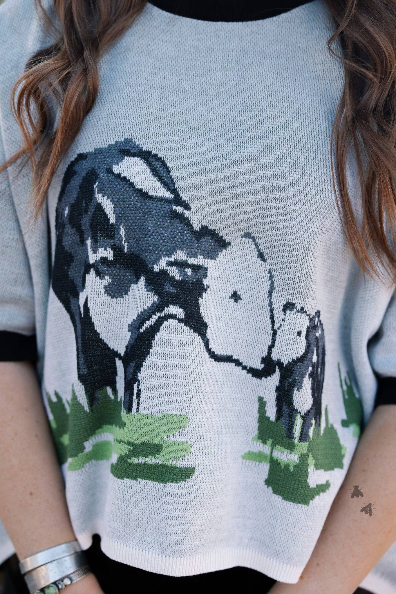 RANCH MADE SHORT SLEEVE SWEATER
