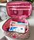 Quilted Western Makeup Bag  | Cowgirl Cosmetic Bag Fabric 