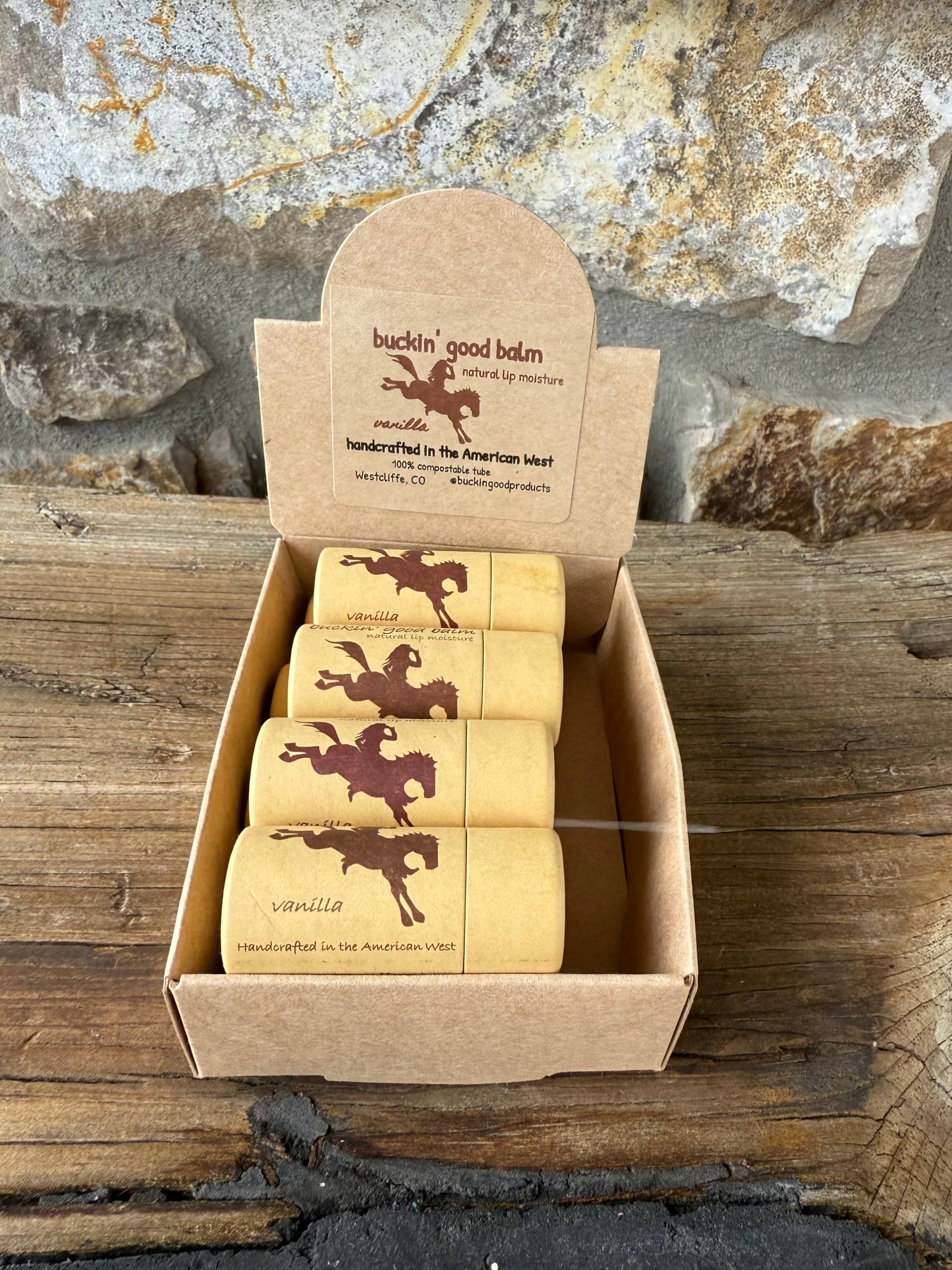 buckin’ good products - Lip Balm Vanilla (natural, plastic free)