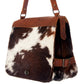 American Darling Small Cross body Bag - Hair-On Cowhide & Genuine Leather Western Purse ADBG508BRW