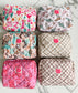 Fabric Western Makeup Bag Organizer | Cowgirl Cosmetic Bag 