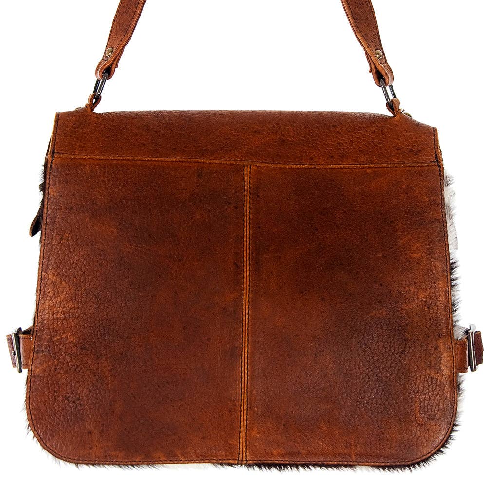 American Darling Small Cross body Bag - Hair-On Cowhide & Genuine Leather Western Purse ADBG508BRW